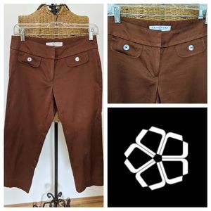 Trina Turk brown Capri crop pants 2
